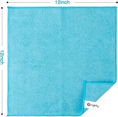 Mikrofaser-Reinigungstücher 60 Stück saugfähig fusselfrei 30,5x30,5 cm