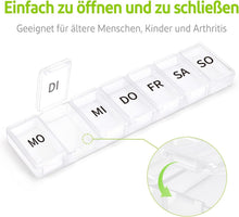 Opret Tablettenbox 7 Tage - Pillendose für Medikamente