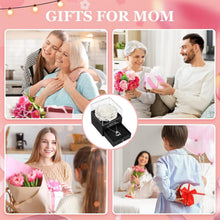Muttertagsgeschenk: Ewige Rose 'Mom' Halskette, Konservierte
