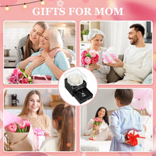 Muttertagsgeschenk: Ewige Rose 'Mom' Halskette, Konservierte