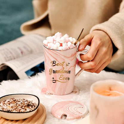 Beste Oma Tasse 420ml Kaffeetasse Geschenk-Set Geburtstag