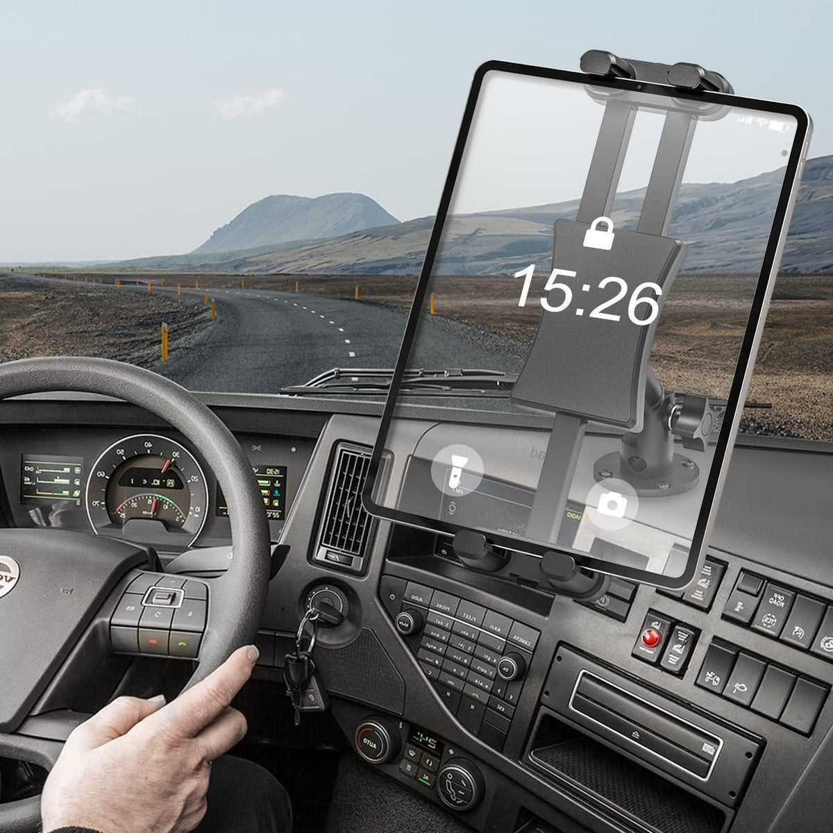 Tablet Halterung Auto 360° Drehbar – Verstellbar für iPad & iPhone