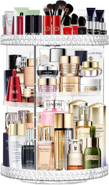 360° Drehbarer Make Up Kosmetik Organizer 6 Ebenen Große Kapazität