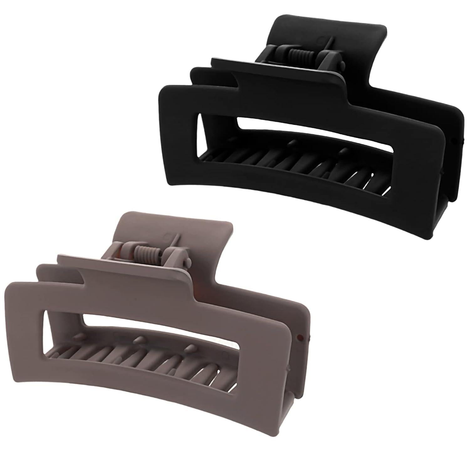 Quadratische Klauenclips 8.5 cm Rutschfeste Haarklammern 2er