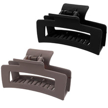 Quadratische Klauenclips 8.5 cm Rutschfeste Haarklammern 2er