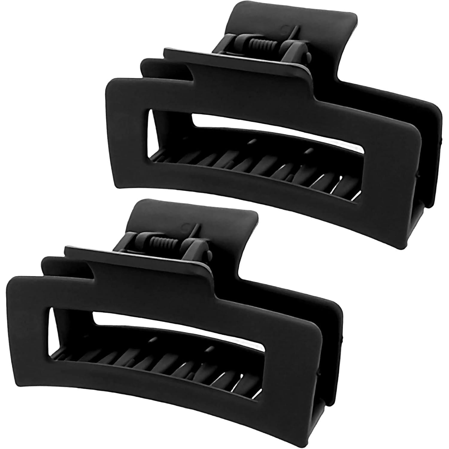 Quadratische Haarklammern Matt 2 Stück 8.5 cm für Frauen und Mädchen