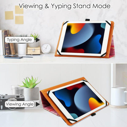 Universal Tablet Hülle 9-10 Zoll, Silikonband Ständer