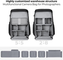 Fotorucksack mit 16-Zoll-Laptopfach für Canon Nikon Sony