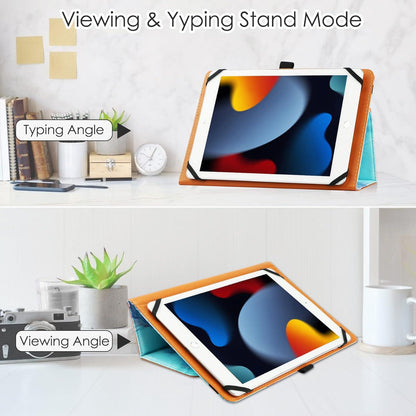 Universal Tablet Hülle 9 10 Zoll Schutzhülle Silikonband Blue