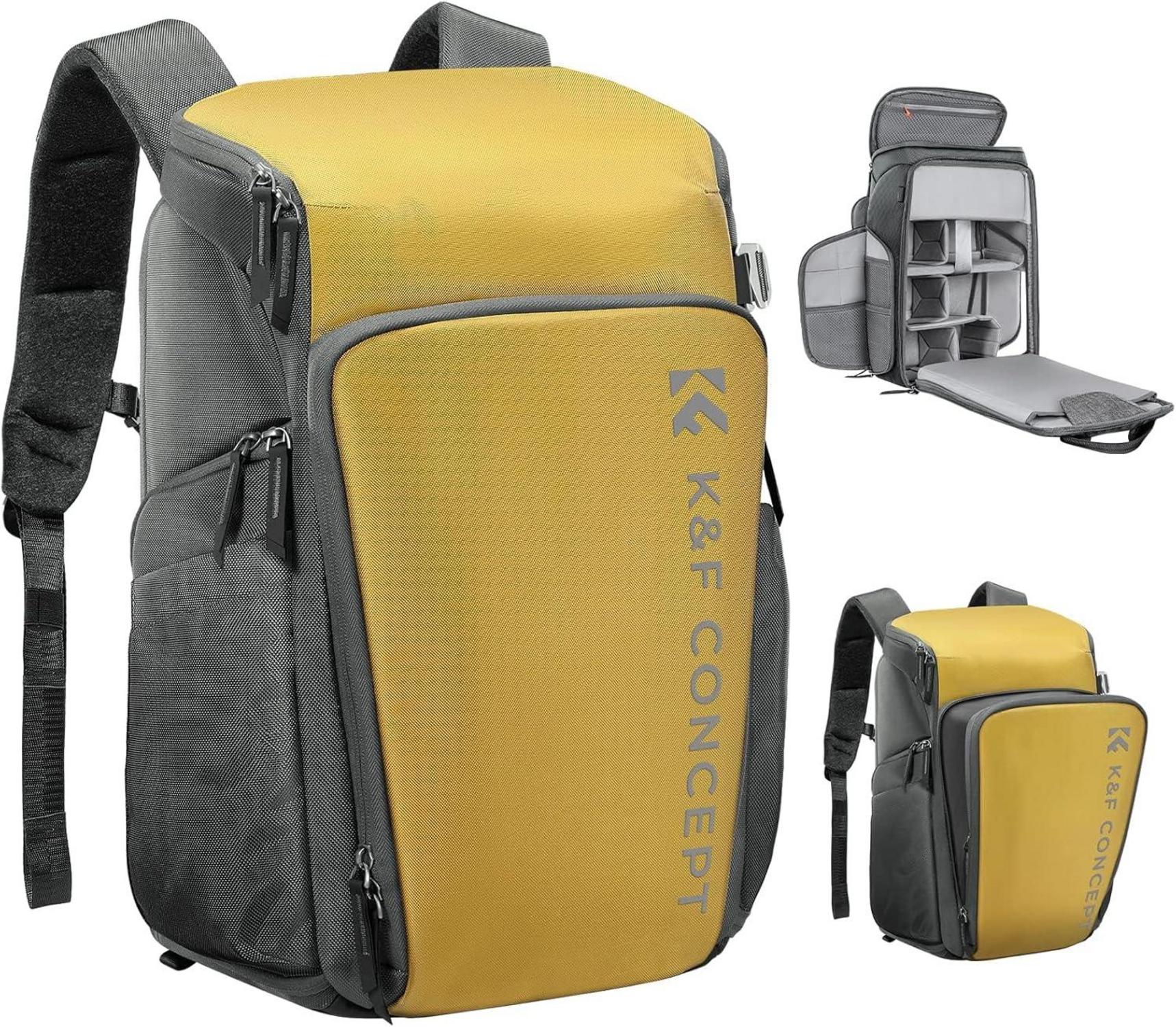 Kamerarucksack mit Laptopfach und multifunktionalen Taschen