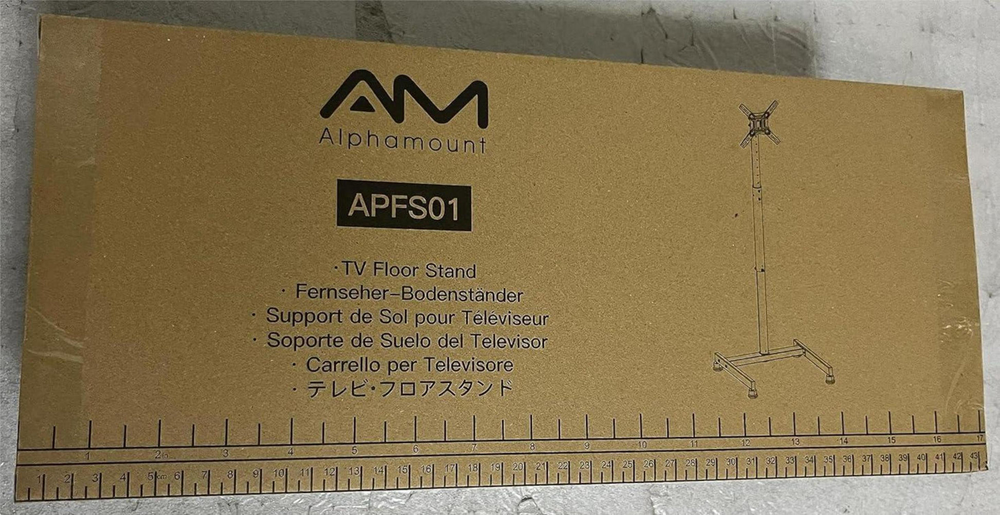 TV-Ständer für 13-50 Zoll Flat & Curved TVs bis 44 lbs, Höhenverstellbarer Monitor-Bodenständer, VESA 200x200