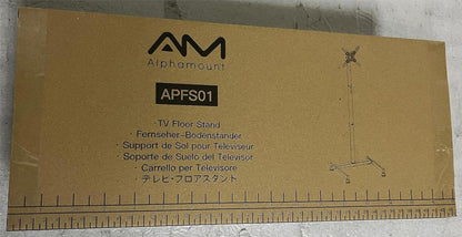 TV-Ständer für 13-50 Zoll Flat & Curved TVs bis 44 lbs, Höhenverstellbarer Monitor-Bodenständer, VESA 200x200