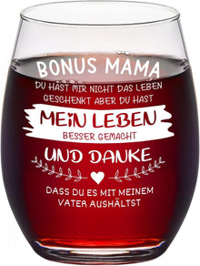 Weinglas Muttertagsgeschenk Geburtstagsgeschenk 450ml