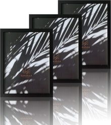 Bilderrahmen Schwarz Holz Fotorahmen 30x40cm 3er Set