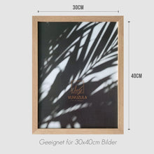 Bilderrahmen Natur Holz Fotorahmen Set 30x40cm Acrylglas 3er