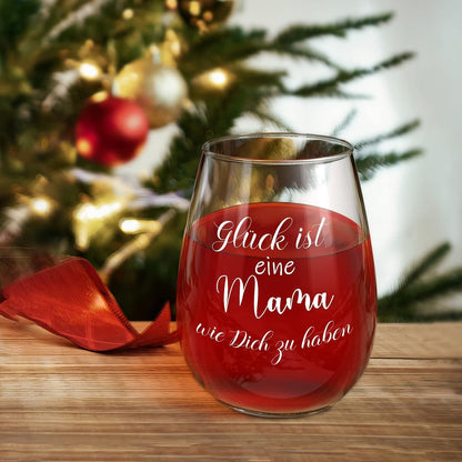 Weinglas mit Gravur Muttertag Geschenk Frauen 15oz
