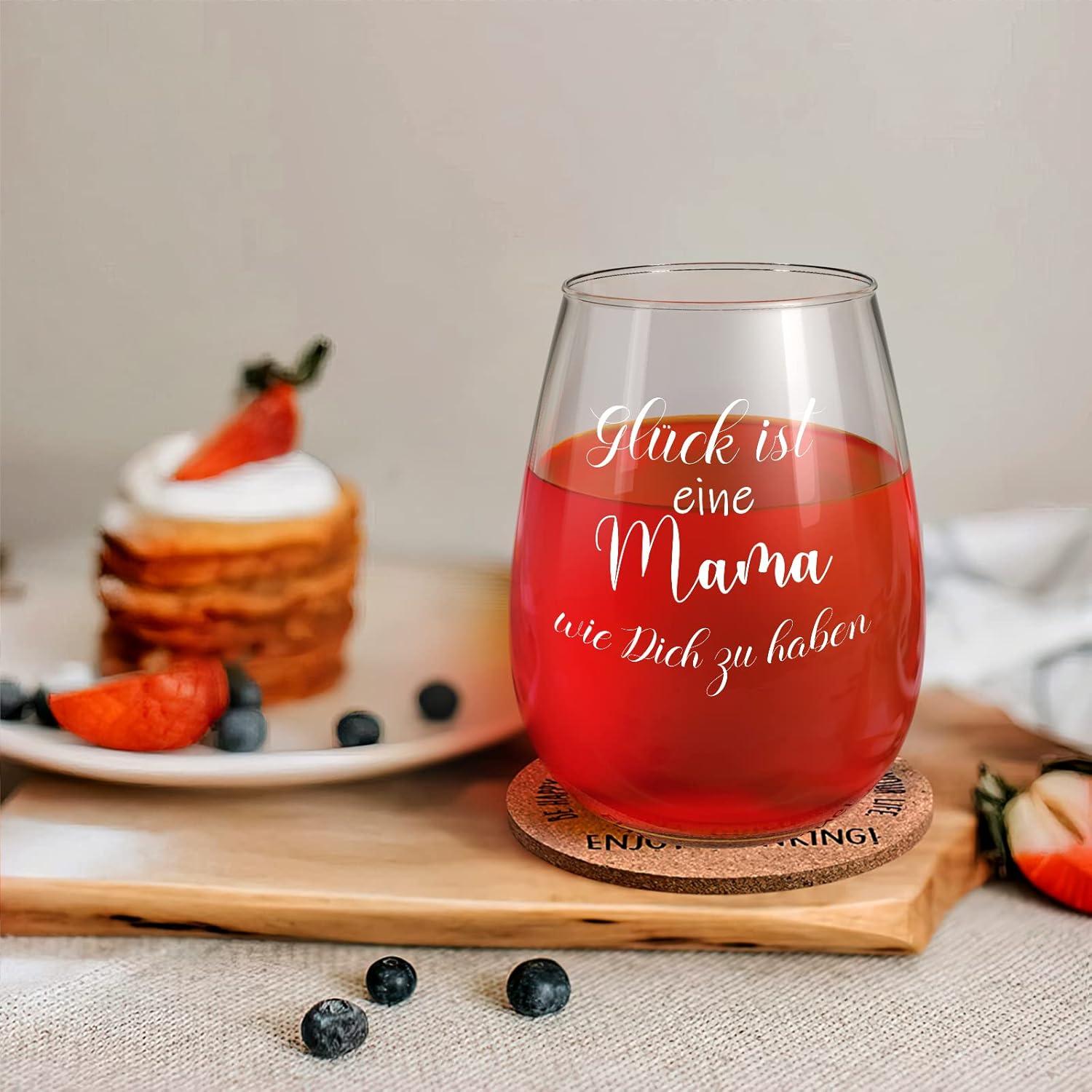Muttertagsgeschenk Weingläser mit Gravur, Geschenke für