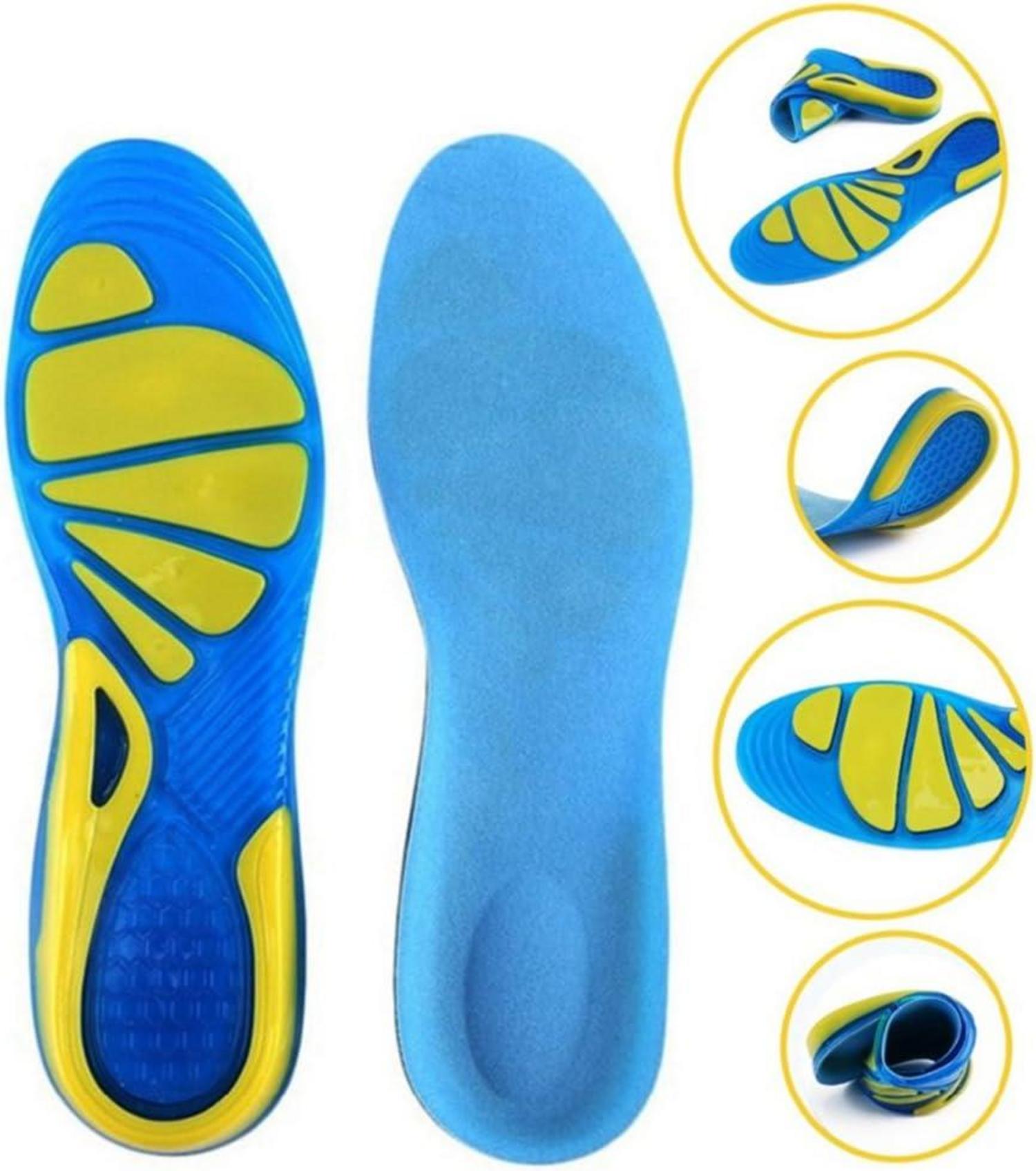Silikon Gel Sport Einlegesohlen Ideal für Sport und Alltag