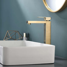 Goldene Badarmatur Hochwertig Wasserhahn Mischbatterie Modernes Design