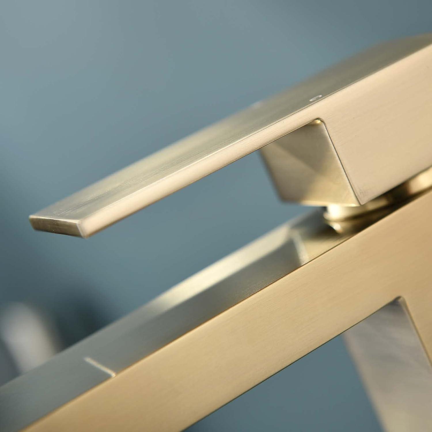 Gold Waschtischarmatur Hoch Qualität Badarmatur Modernes Design 12,08in