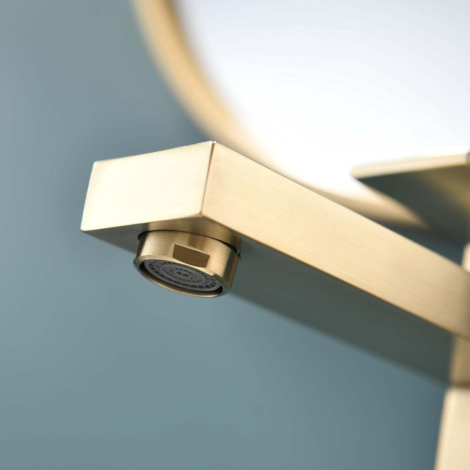 TIMACO Gold Waschtischarmatur Hohe Qualität Badarmatur Moderne Design