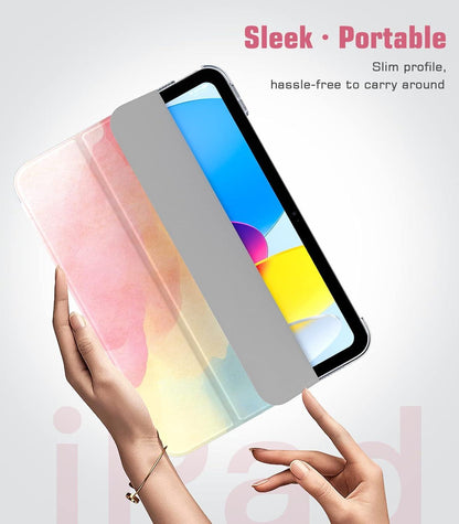 TiMOVO Hülle iPad 10 10,9 Zoll 2022 Smart Case Regenbogen