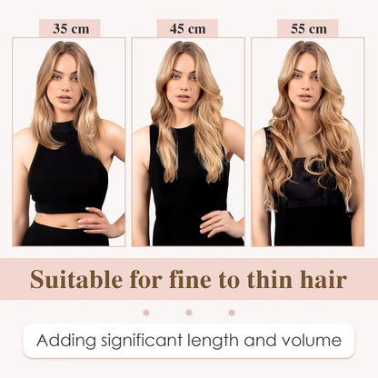 Echthaar Tape-in Extensions Platinblond (100g) - 45cm