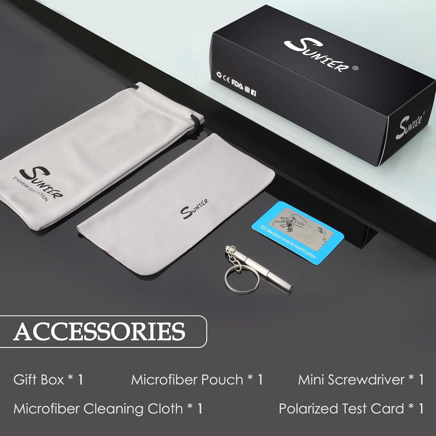 Sonnenbrille Damen Polarisiert Groß Vintage Oversize UV400 Schutz