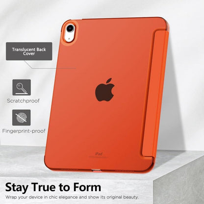 iPad Hülle 11/10. Gen. 11/10,9 Zoll Orange mit Ständer