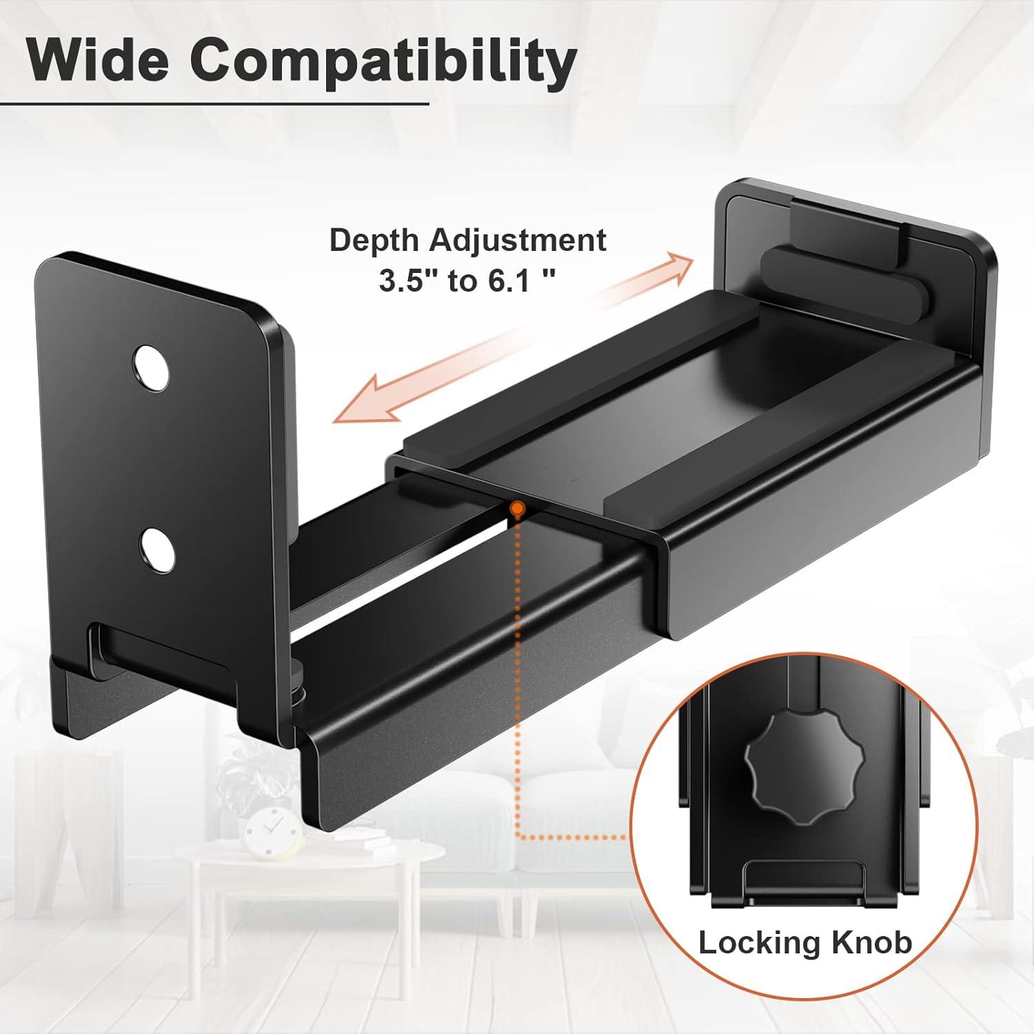 Soundbar Wandhalterung Universal Dual bis max. 15 kg Schwarz