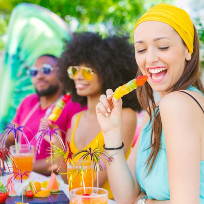 Cocktail Deko Set 80 Stück Cocktailschirmchen Zubehör Party