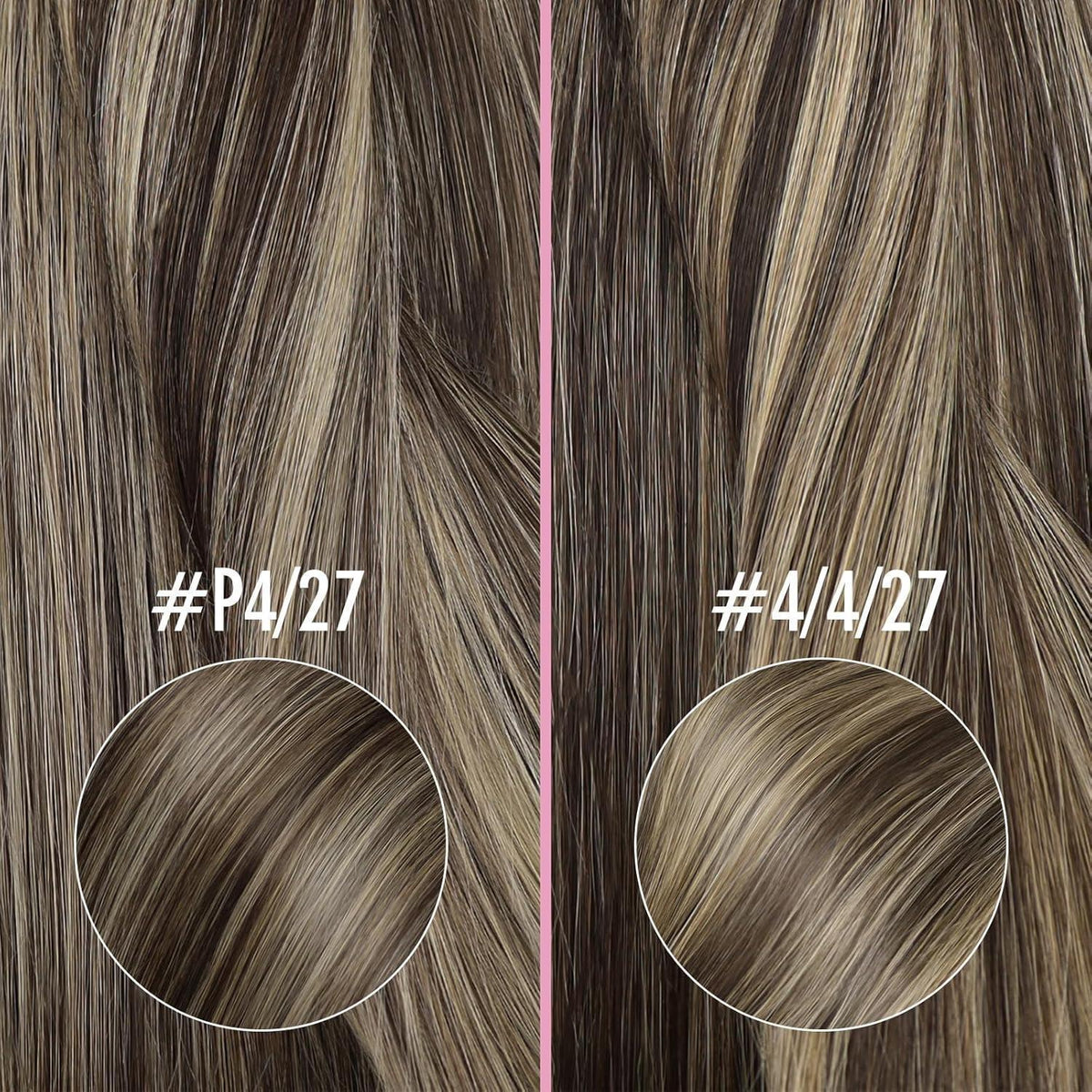 Echthaar Nano Ring Extensions Blond 45 cm - Haarverlängerung