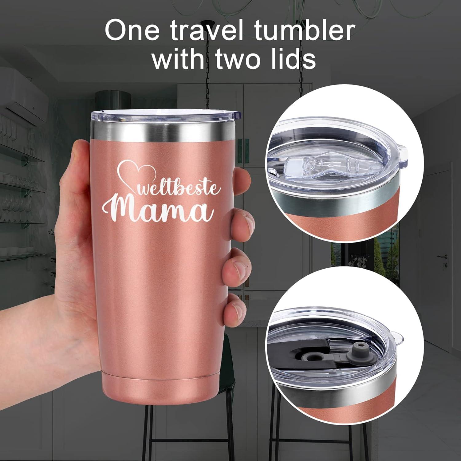 Mama Geschenk Tasse 600ml Edelstahl Thermobecher 20ozTrinkbecher