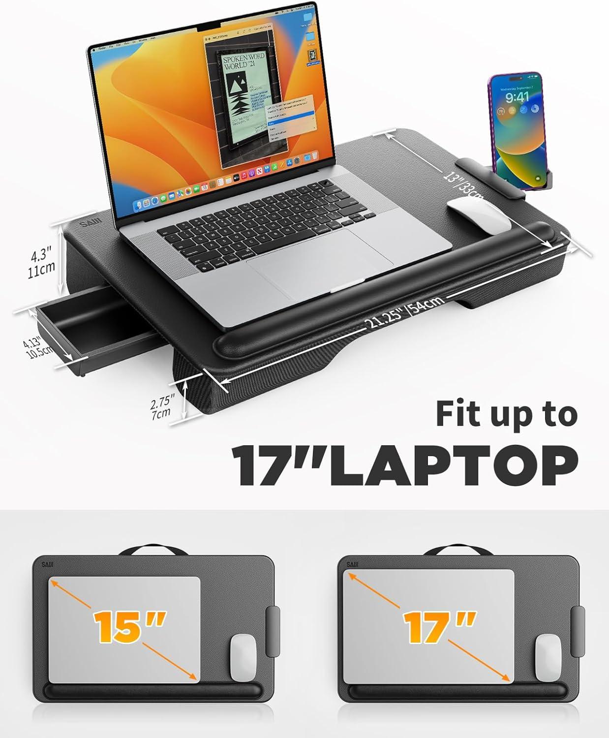 SAIJI Laptopkissen Laptop Ständer Bett 17 Zoll MacBooks Kompatibel