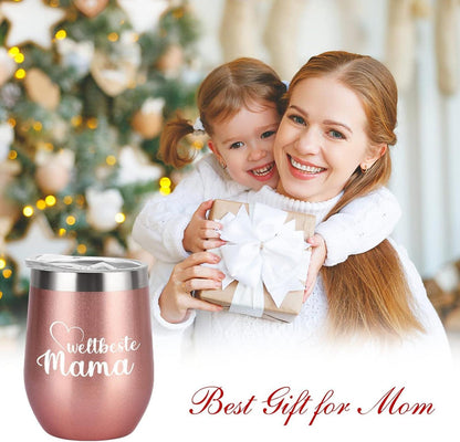 Muttertagsgeschenk: Weltbeste Mama 350ml Thermobecher mit