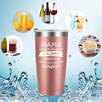 Livole Mama Geschenk - Thermobecher Kaffee to go 600ml - Muttertag Weihnachtsgeschenke