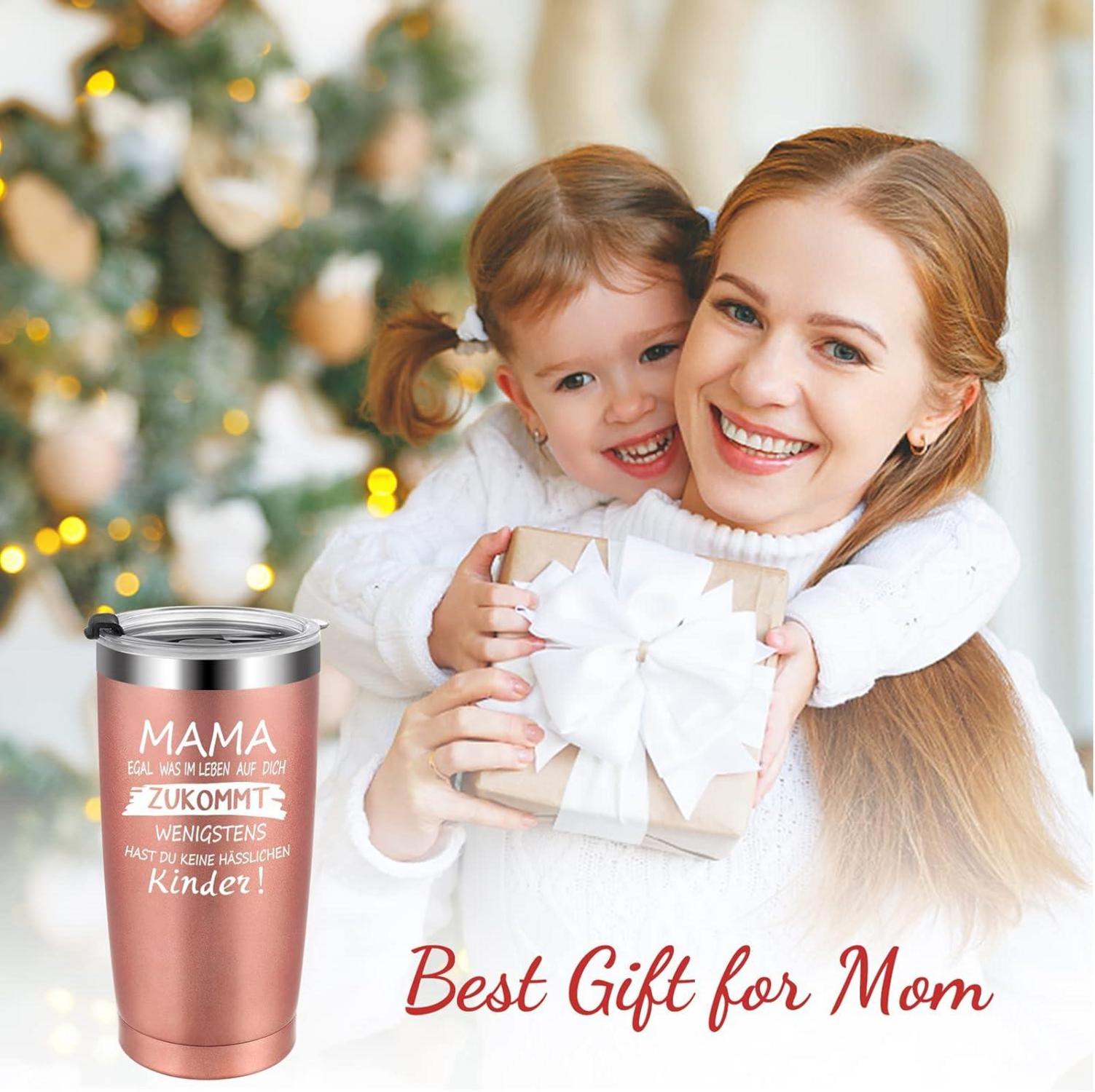 Livole Mama Geschenk - Thermobecher Kaffee to go 600ml - Muttertag Weihnachtsgeschenke