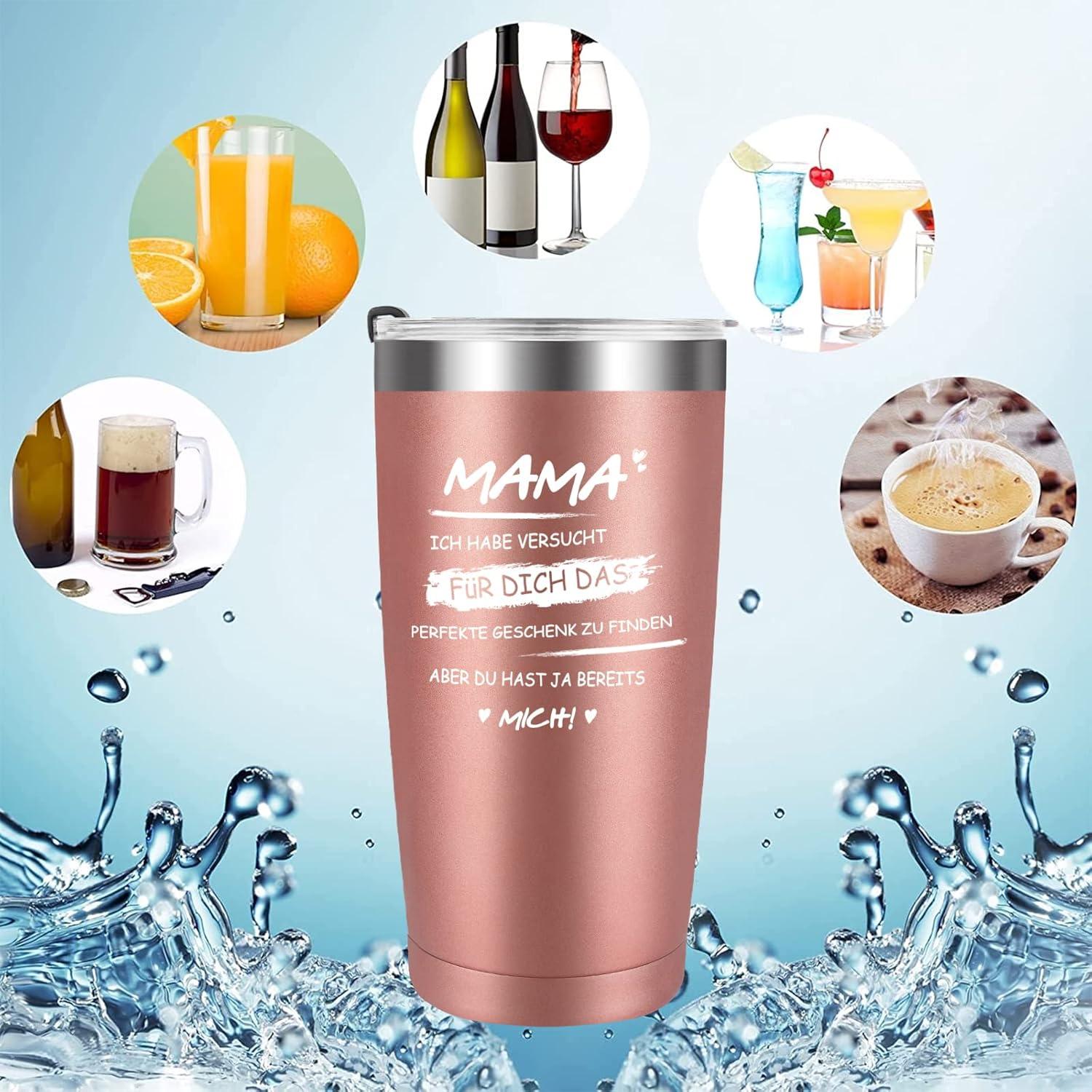 Mama Muttertag Geschenk Thermobecher Edelstahl Kaffee 600ml