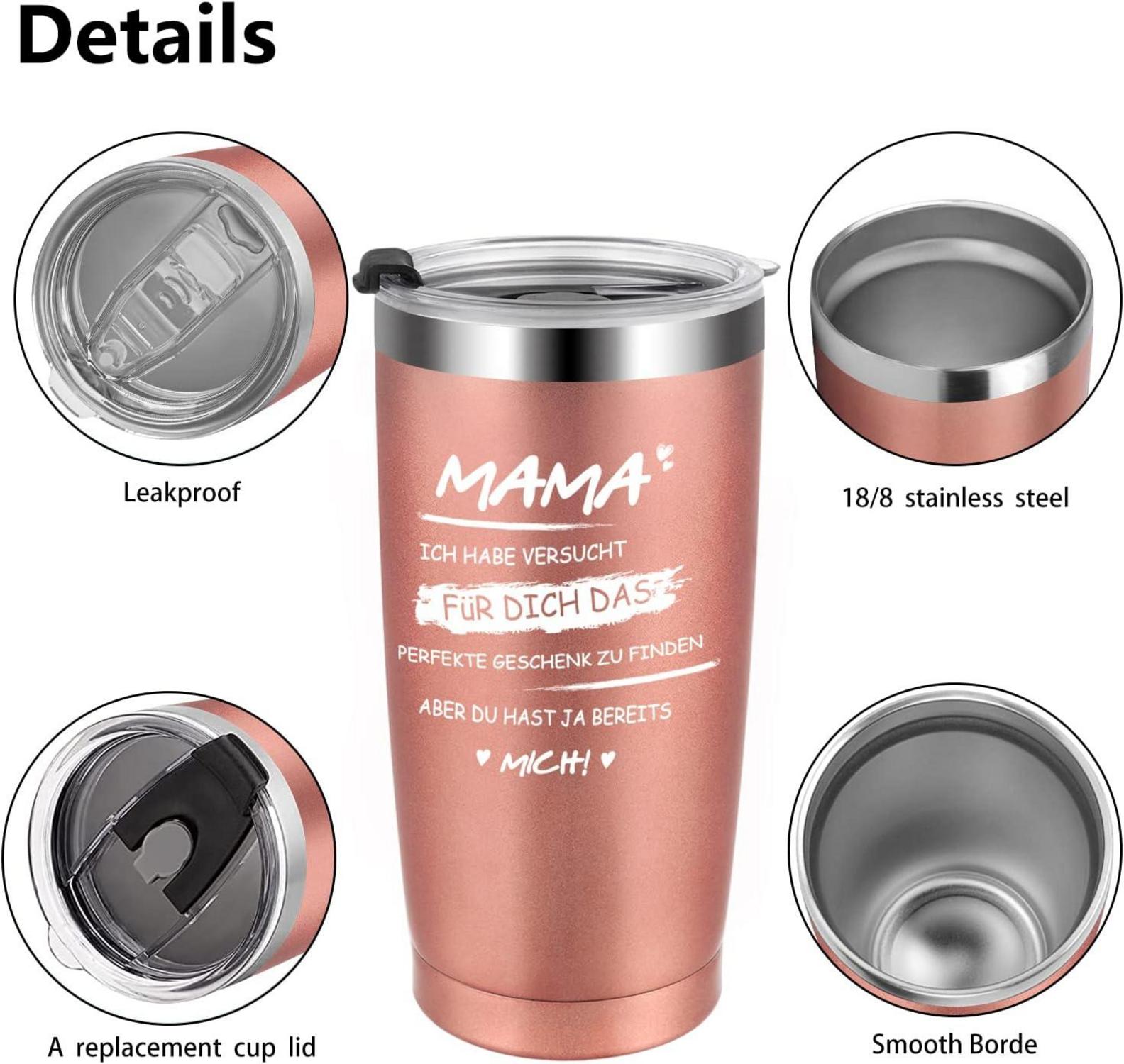Mama Muttertag Geschenk Tochter Lustig 20oz Thermobecher Kaffee