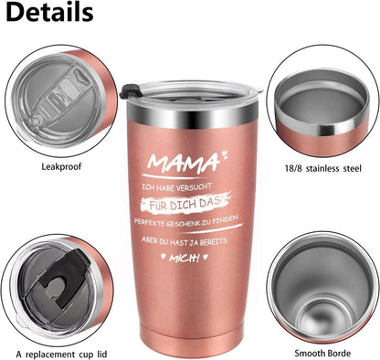 Mama Muttertag Geschenk Tochter Lustig 20oz Thermobecher Kaffee