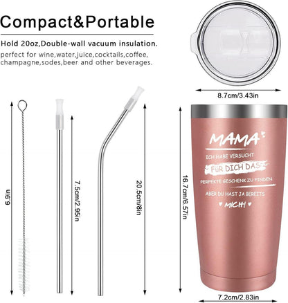 Mama Muttertag Geschenk Thermobecher Edelstahl Kaffee 600ml