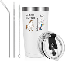 Lustiger Mama Muttertag Thermobecher 600ml Kaffeebecher