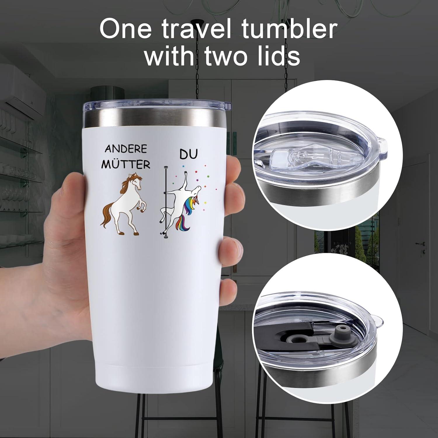 Livole Lustig Mama Muttertagsgeschenke 20oz Thermobecher Kaffee to go