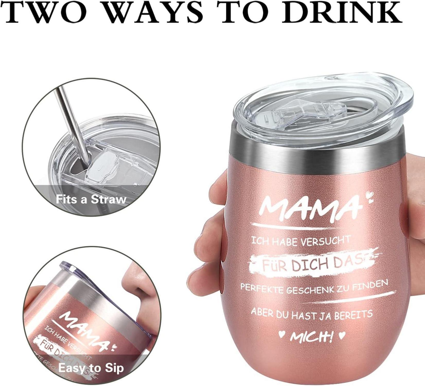 Lustige Muttertag Geschenk Mama Weihnachten Kaffeebecher to go 350ml Slush