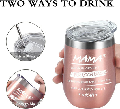 Lustige Muttertag Geschenk Mama Weihnachten Kaffeebecher to go 350ml Slush