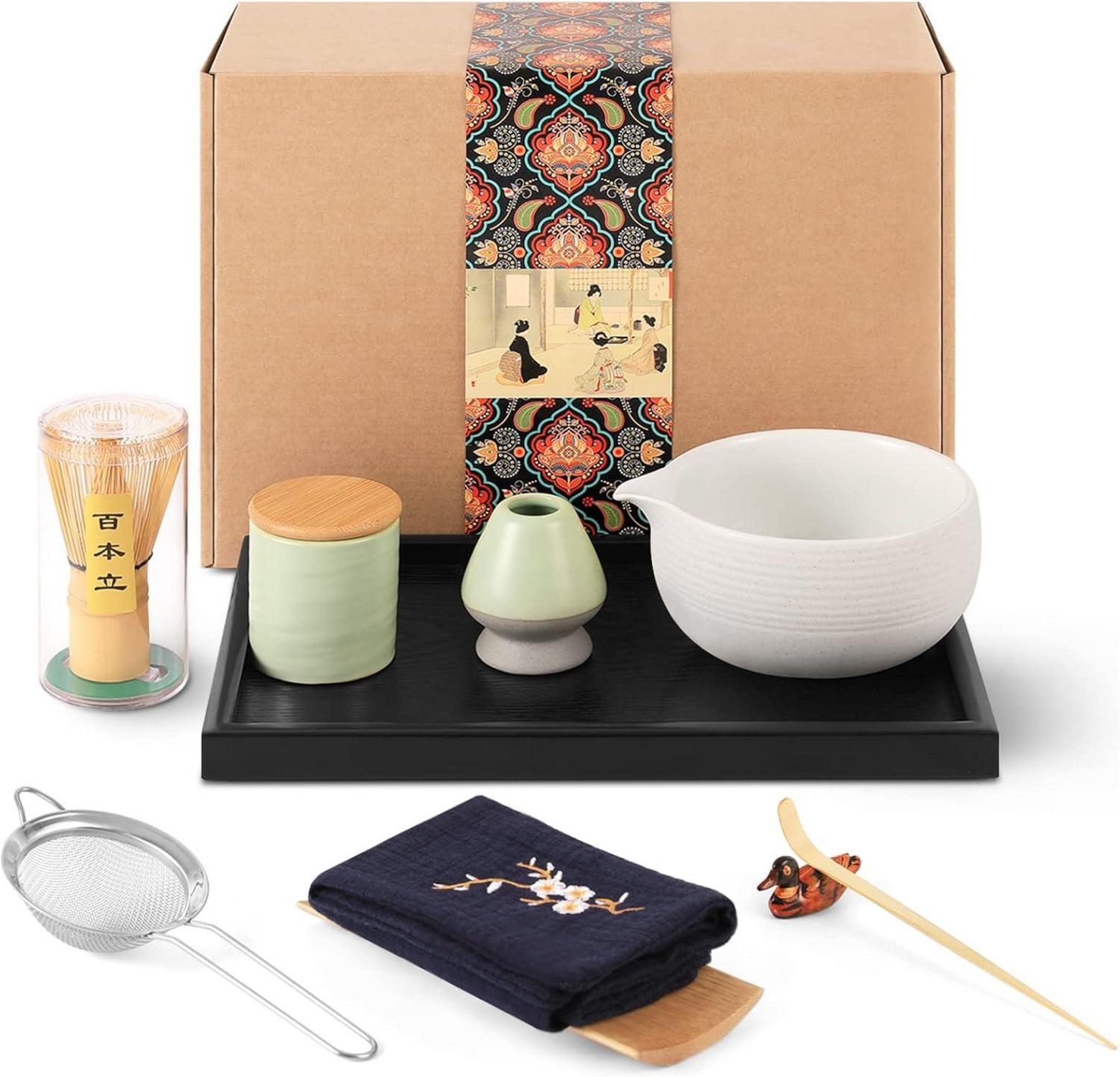 Japanisches Matcha-Tee-Set mit