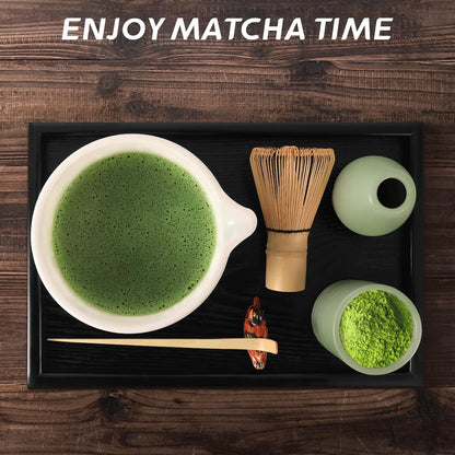 Japanisches Matcha-Tee-Set mit Ausgießer und Teetablett