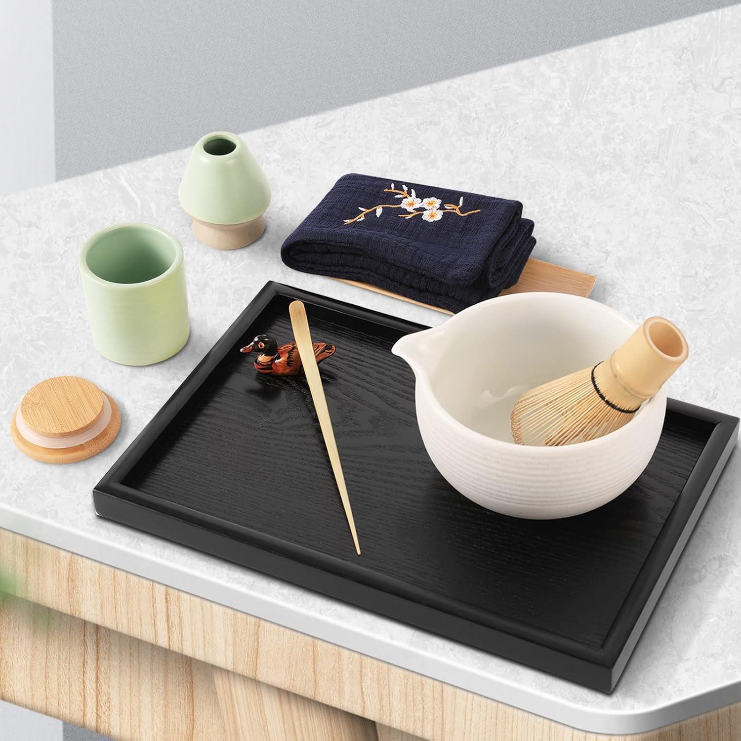 Japanisches Matcha-Tee-Set mit handgefertigter Matcha-Schüssel