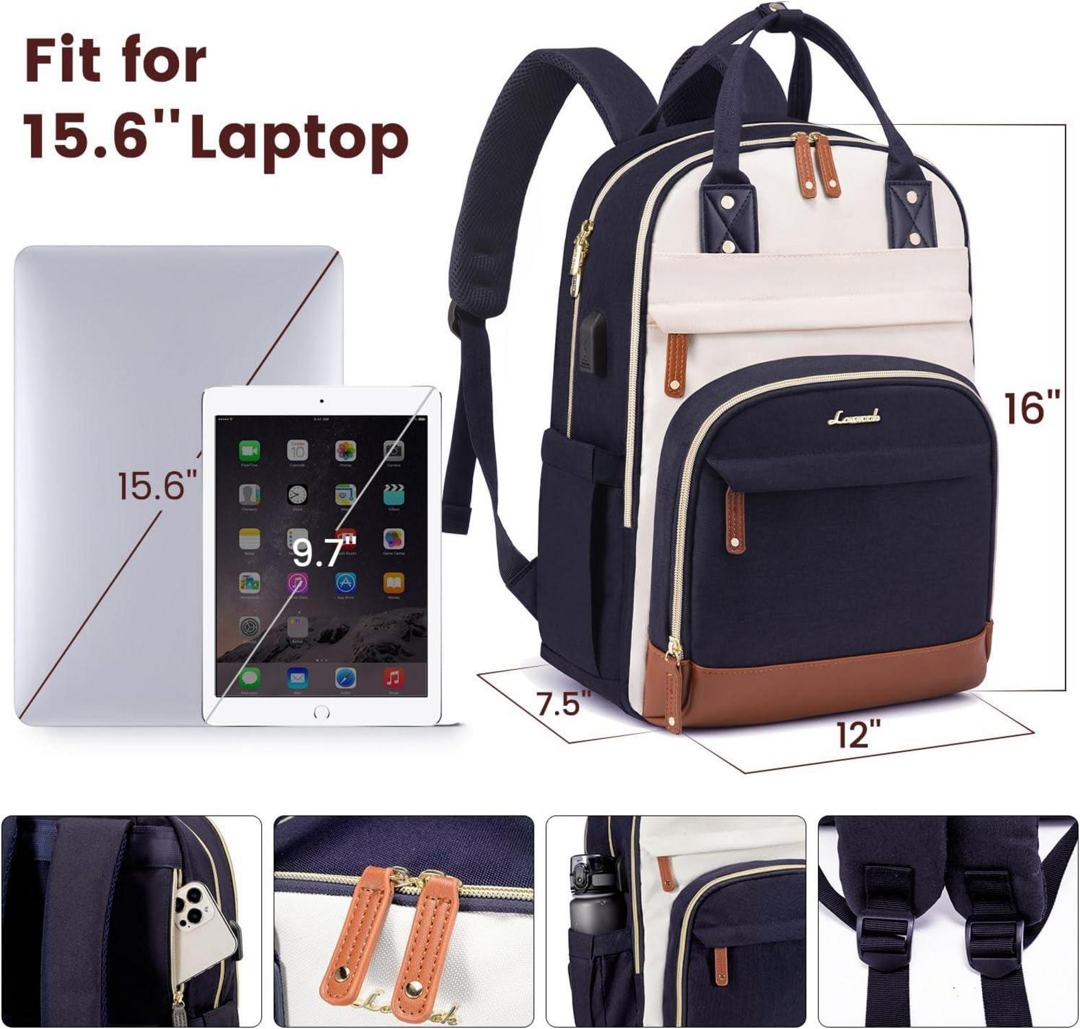 Wasserdichter Laptop Rucksack 15.6 Zoll Anti-Diebstahl Backpack