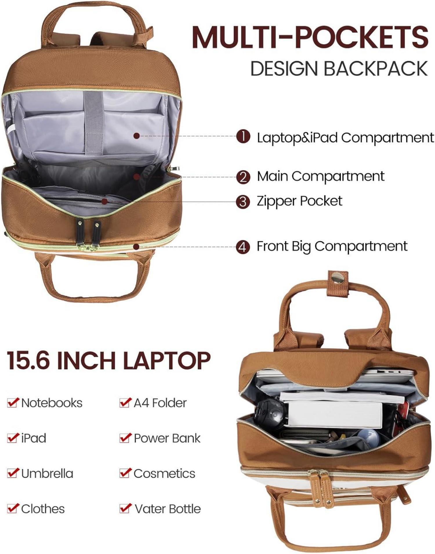 Damen Rucksack 15.6 Zoll Laptop Schulrucksack Teenager Wasserfest